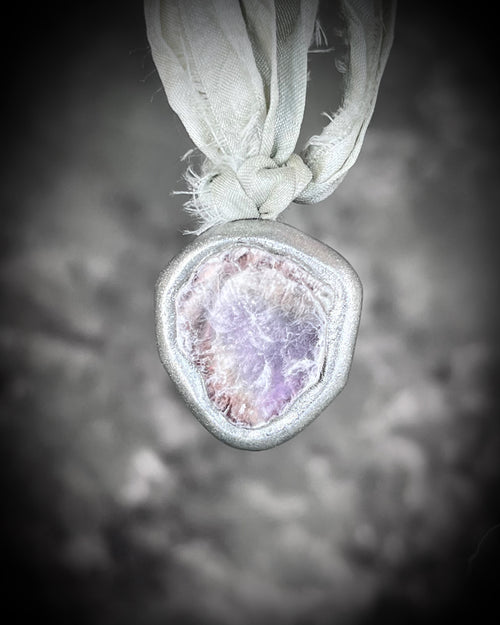 Lepidolite 2025 Crystal of the Year Handmade Calming Crystal Healing Charm for anti-anxiety, soothing energy.  Bag or purse charm, necklace or bracelet customizable jewelry!